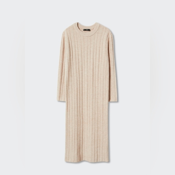 Mango [10] Ribbed midi  dress - Picture 7 of 7